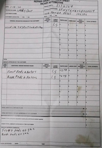 2016 Honda Pilot EX-L