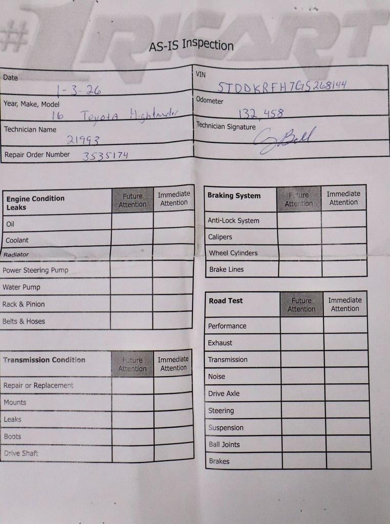 2016 Toyota Highlander Limited