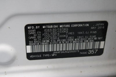2016 Mitsubishi Outlander Sport 2.0 ES