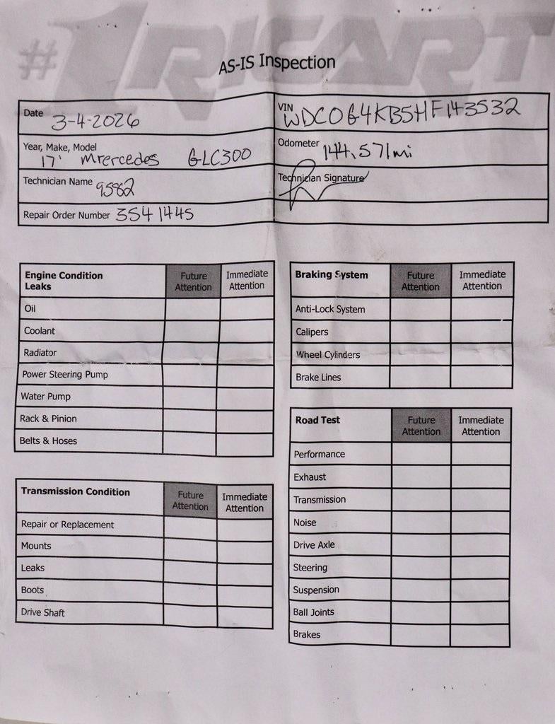 2017 Mercedes-Benz GLC 300