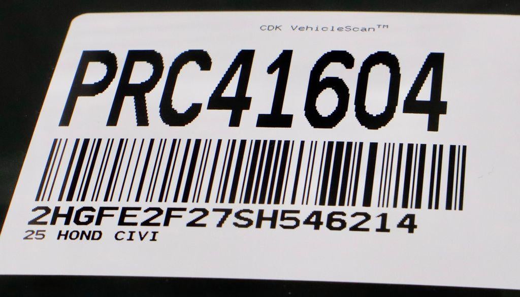 2025 Honda Civic Sedan LX CVT