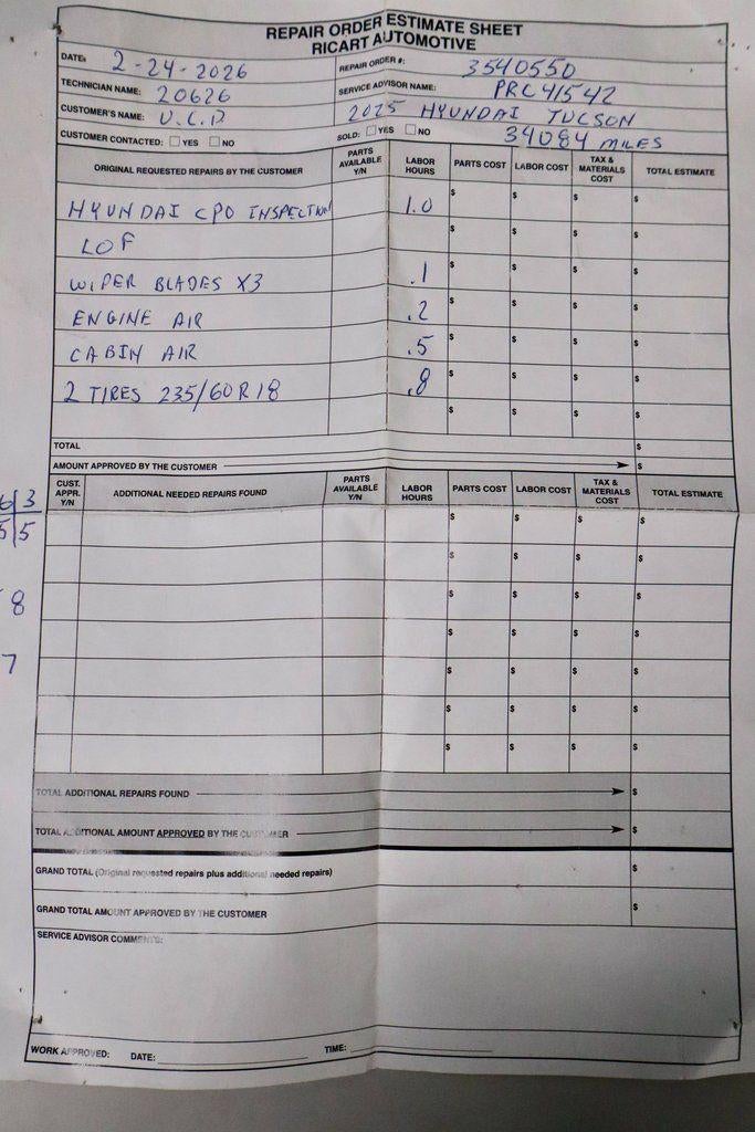 2025 Hyundai TUCSON SEL FWD