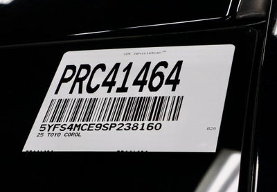 2025 Toyota Corolla SE CVT (Natl)