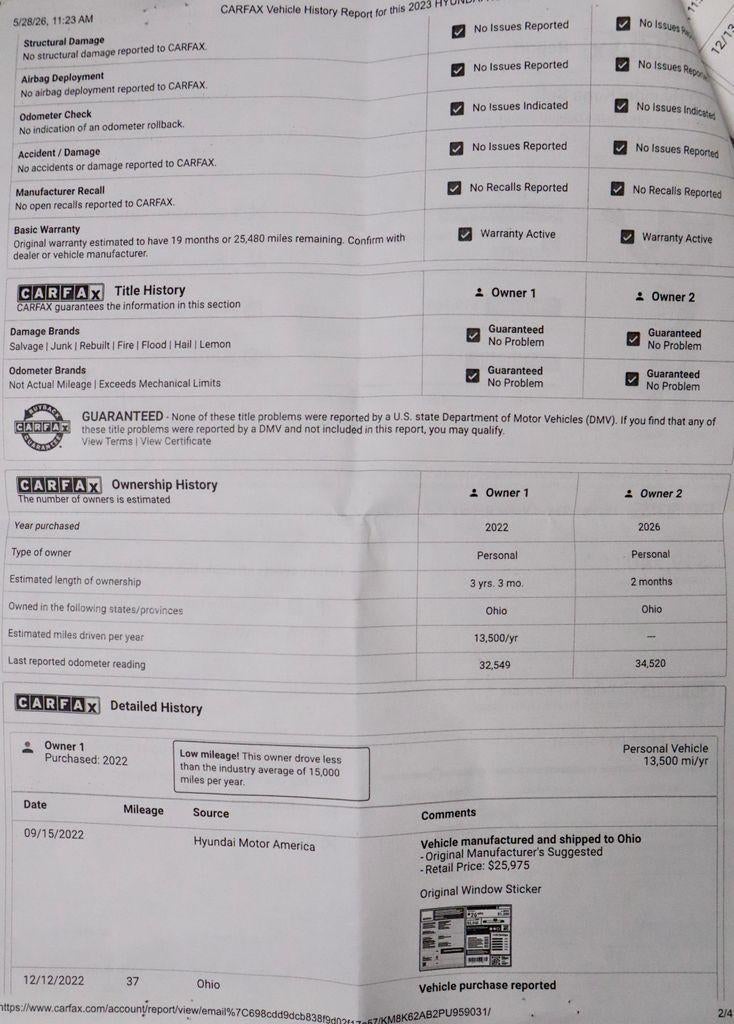 2023 Hyundai KONA SEL Auto FWD