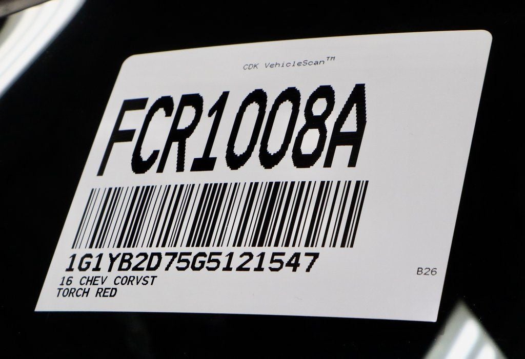 2016 Chevrolet Corvette Stingray