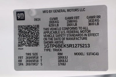 2024 GMC Canyon Elevation