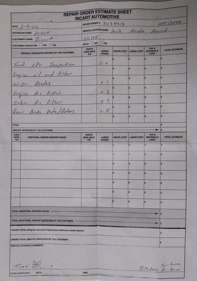 2018 Honda Accord Sedan EX-L 2.0T