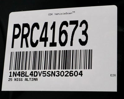 2025 Nissan Altima 2.5 SV