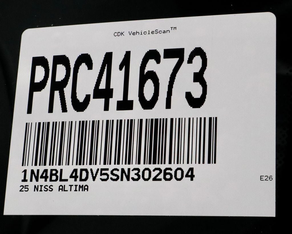 2025 Nissan Altima 2.5 SV