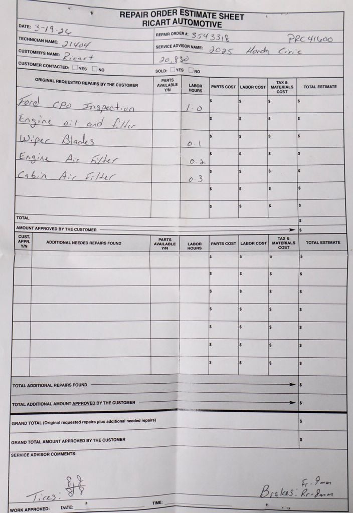 2025 Honda Civic Sedan Sport