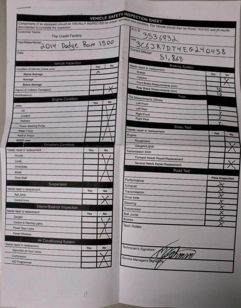 2014 RAM 1500 Tradesman