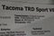2022 Toyota Tacoma 4WD TRD Sport