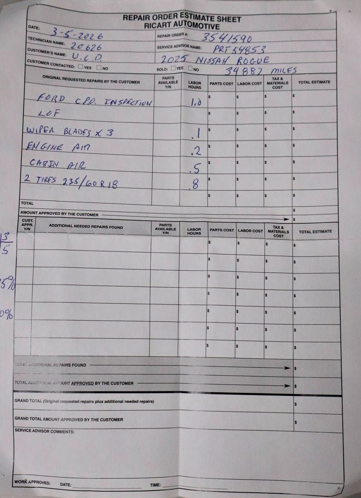 2025 Nissan Rogue SV