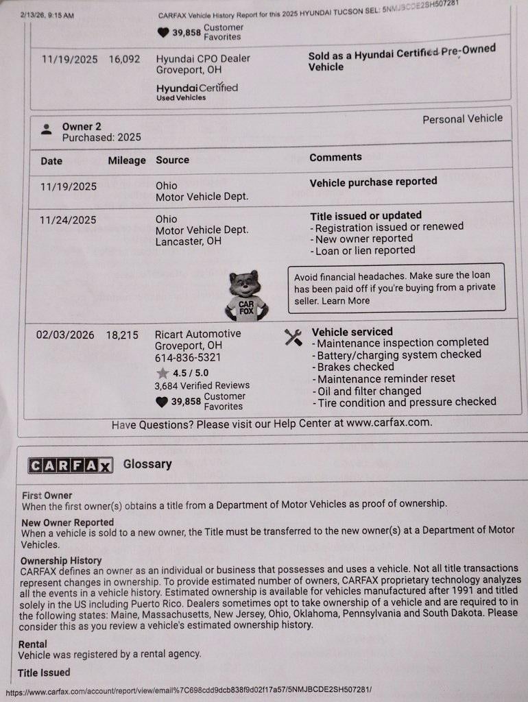 2025 Hyundai TUCSON SEL