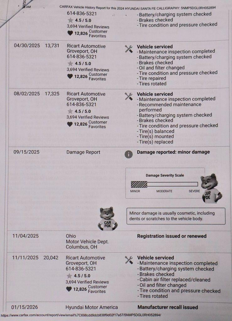 2024 Hyundai SANTA FE Calligraphy