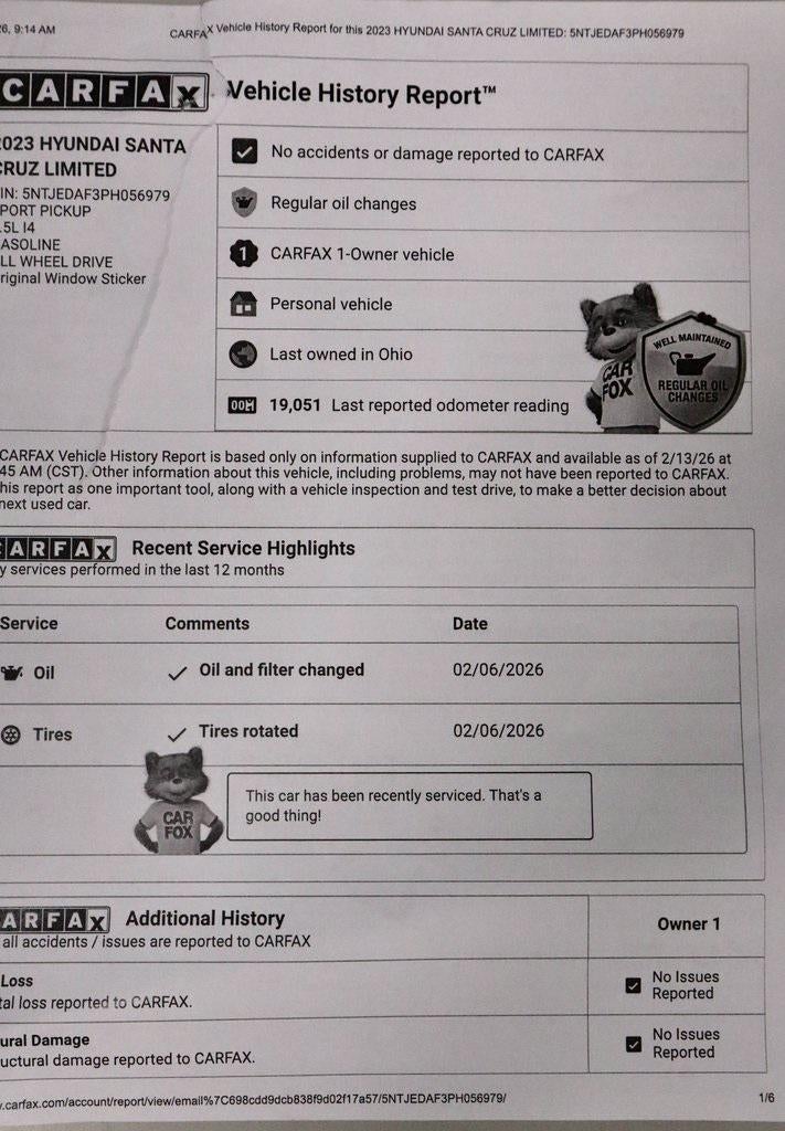 2023 Hyundai SANTA CRUZ Limited