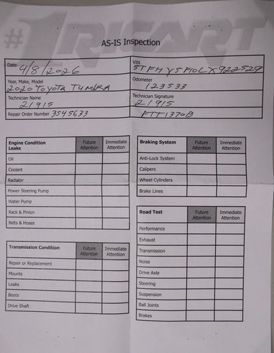 2020 Toyota Tundra 4WD Limited