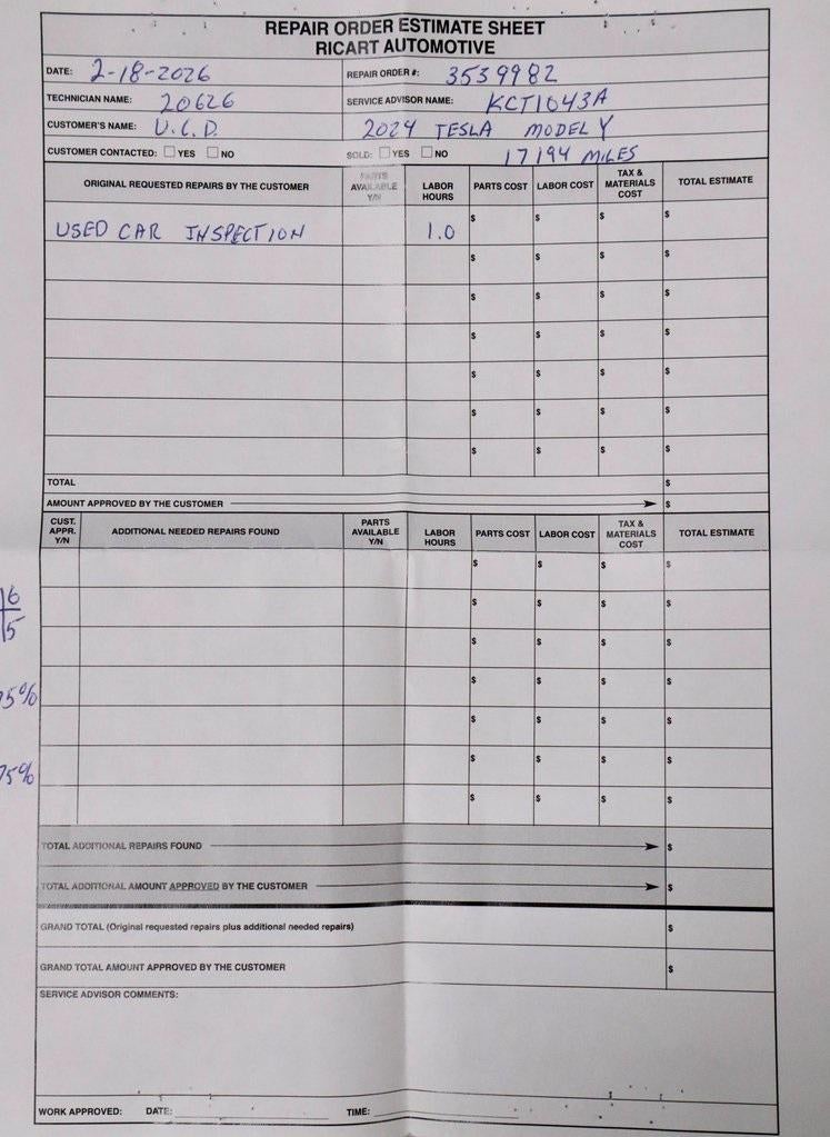 2024 Tesla Model Y Long Range