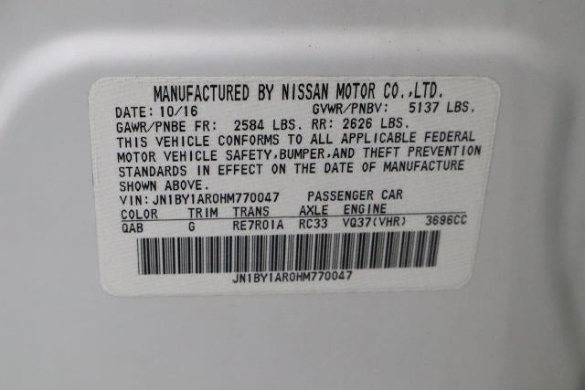 2017 INFINITI Q70 3.7X