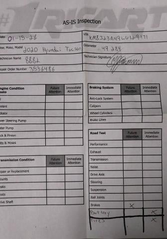 2020 Hyundai TUCSON SE